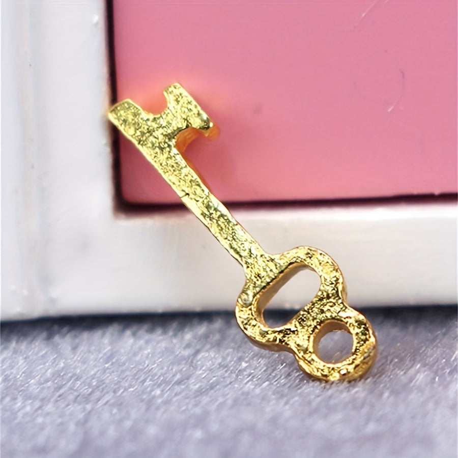 Vintage Metal Door Locks for Dollhouse Golden Finish