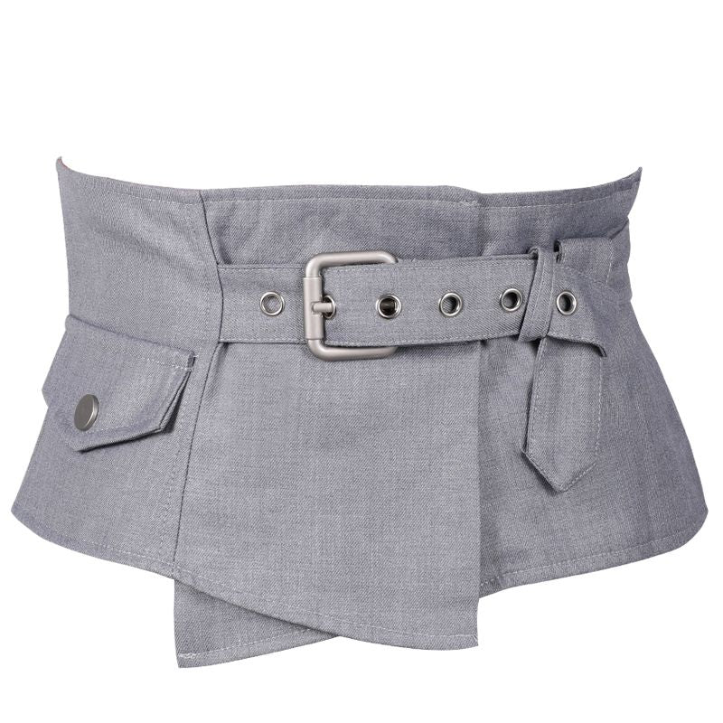Wide Lace Up Waist Cover Up Belt for Women