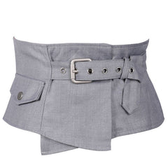 Wide Lace Up Waist Cover Up Belt for Women