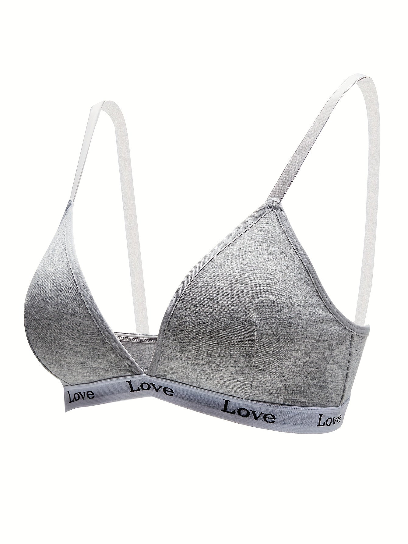 Letter Print Yoga Bra Workout Sports Bra Women's Activewear