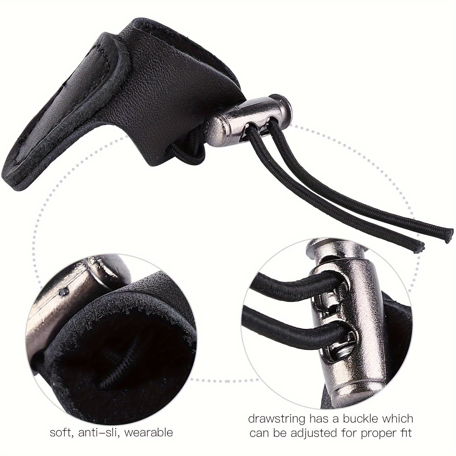 Archery Finger Tab Longbow Recurve Bow Protective Gear