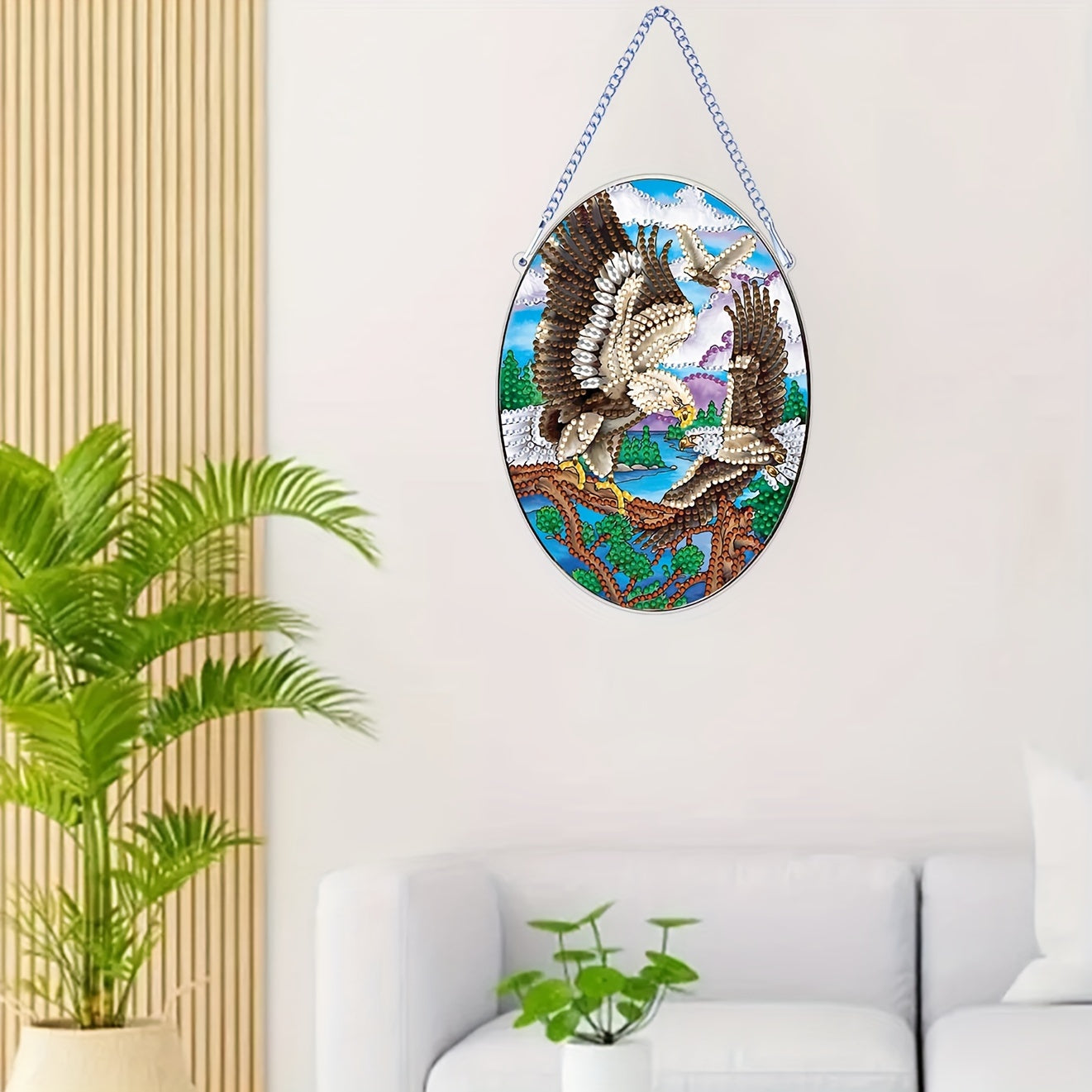 Eagle Pattern Diamond Painting Kit for Beginner - 5D DIY, Acrylic Single Sided
