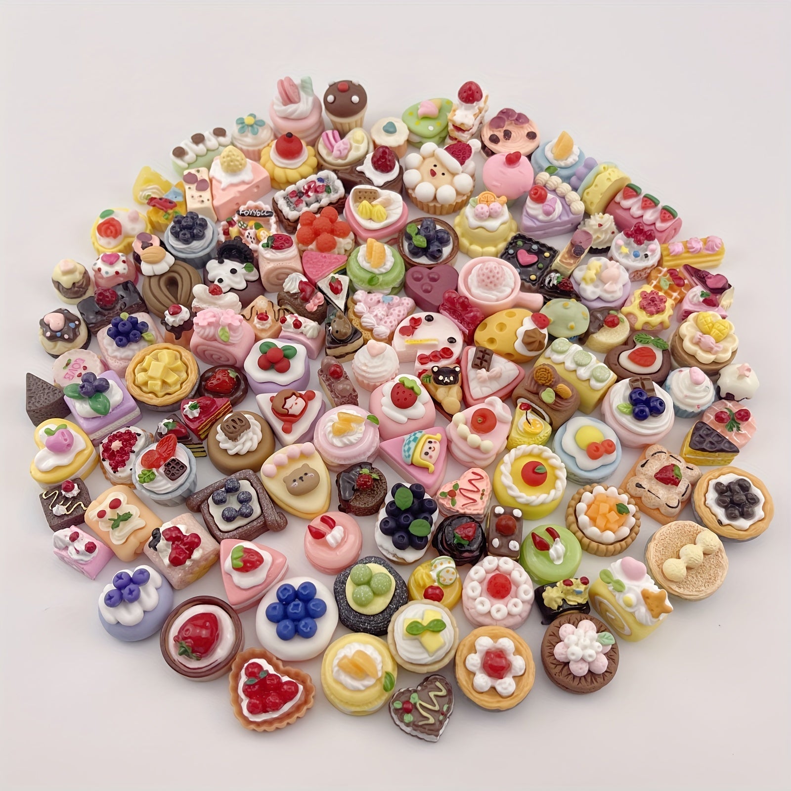 Mini Cakes Food Models Dollhouse Accessories Kids Toy