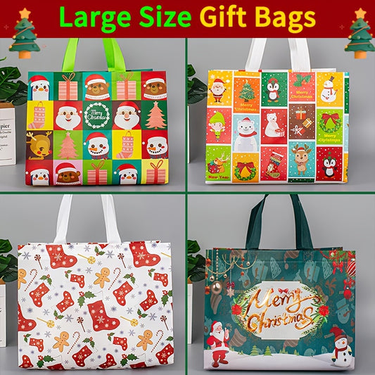 1pc Christmas Gift Bag Eco-friendly Reusable Tote Shopping Bag