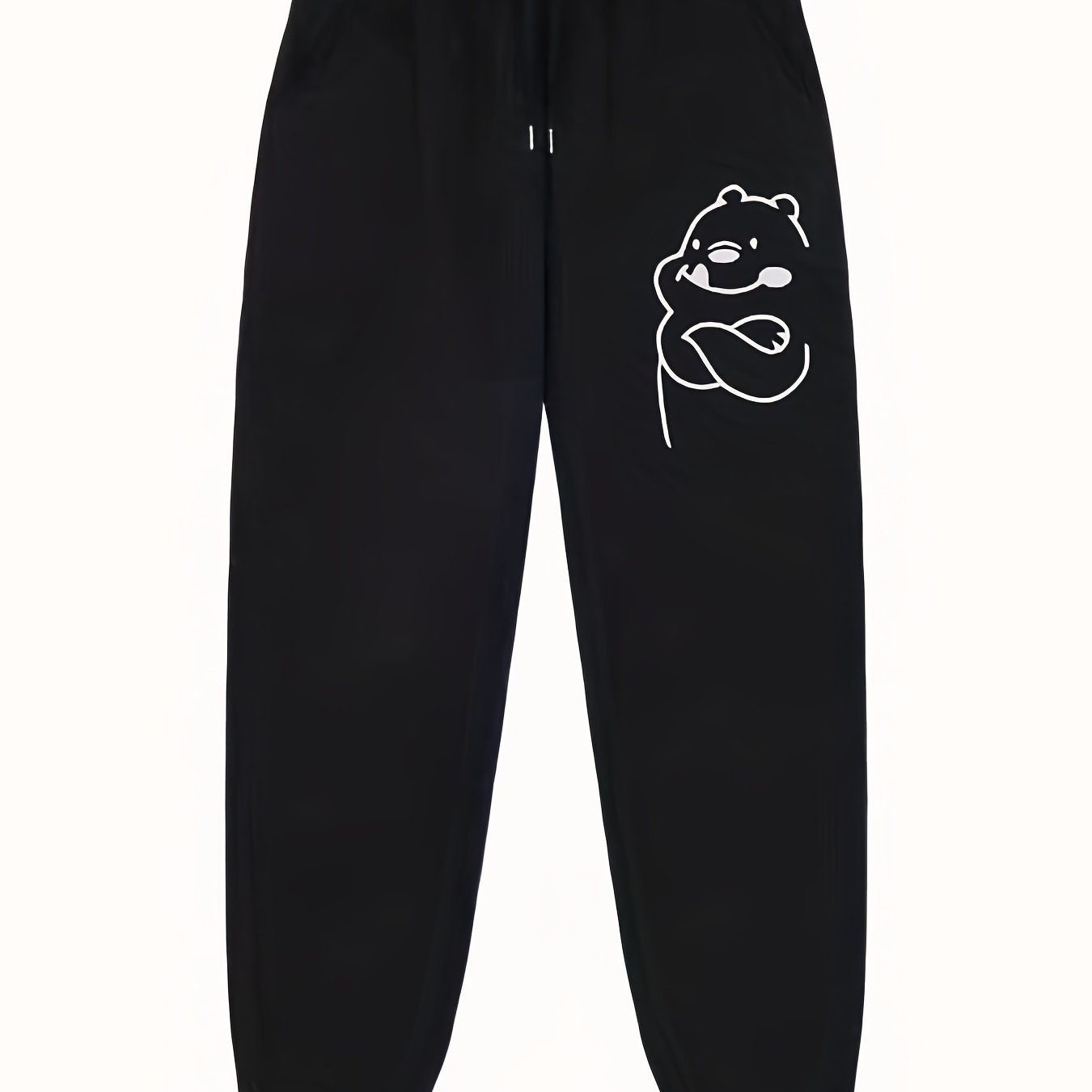 Cartoon Animal Pattern Joggers Men's Casual Loose Fit Pants