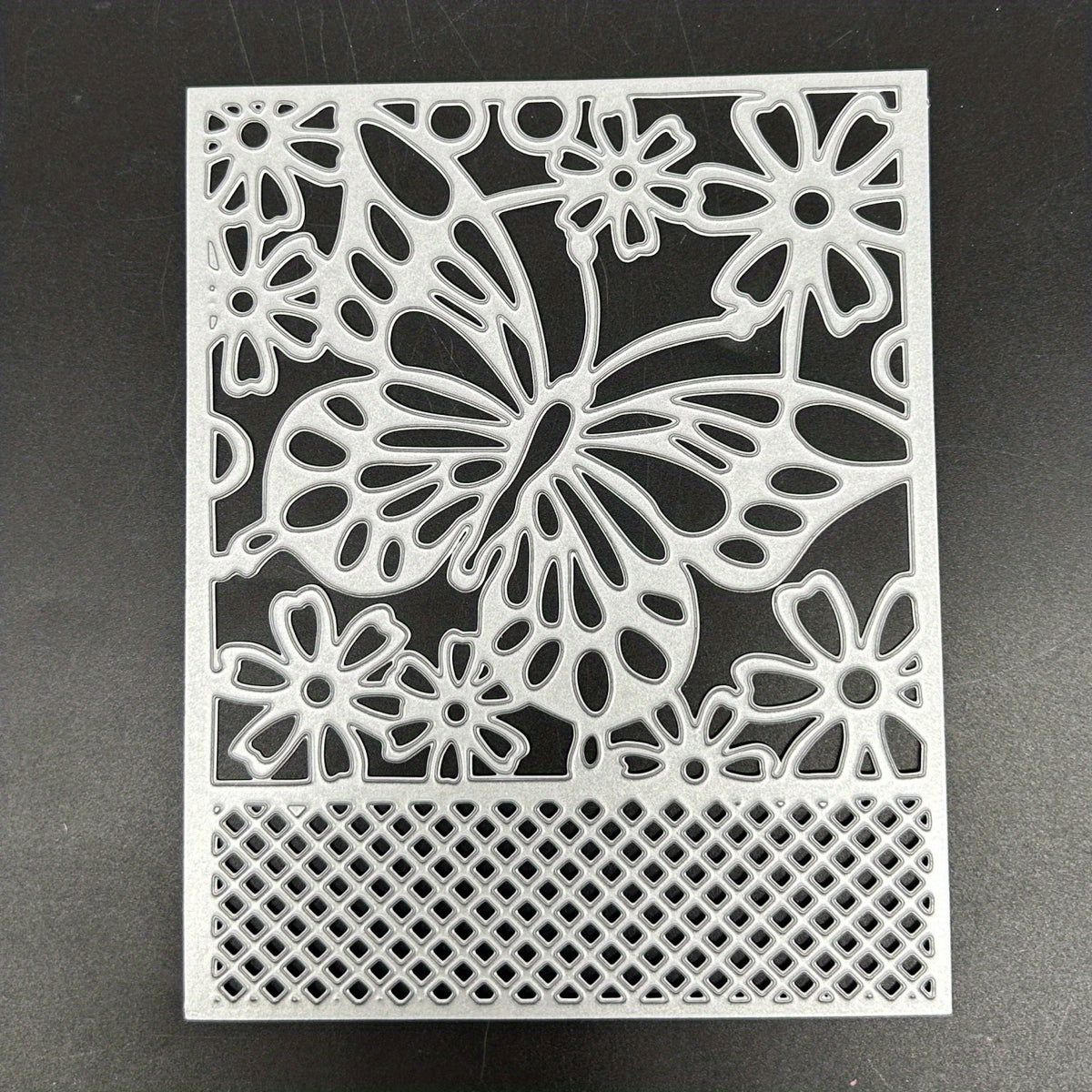 1pc Butterfly Background Mold Metal Embossing Scrapbooking Cutting