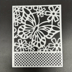 1pc Butterfly Background Mold Metal Embossing Scrapbooking Cutting