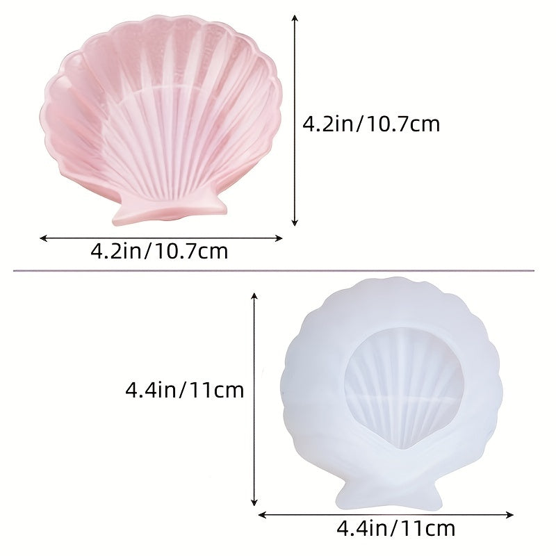 Resin Mold for Shell Jewelry Tray and Soap Storage