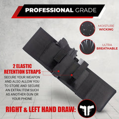 Concealed Carry Stretch Belt Holster Right Left Hand Universal