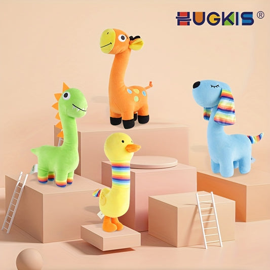 HUGKIS Baby Plush Dolls Handbell Training Toy