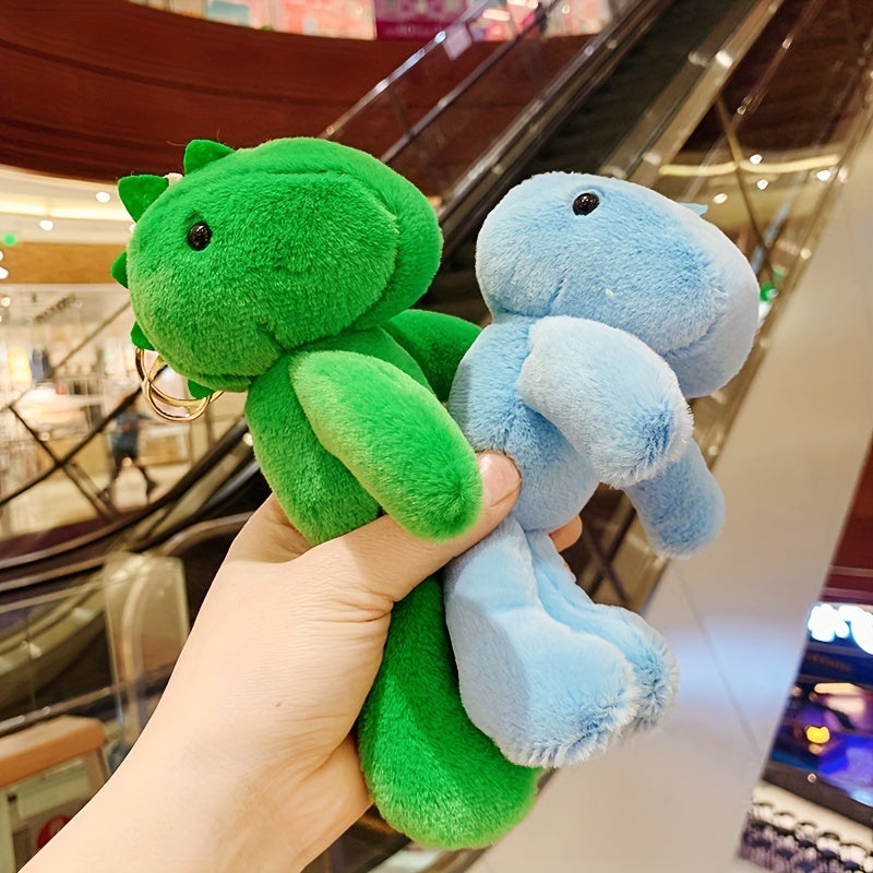 Dinosaur Backpack Doll School Bag Plush Toy Mini Ornament