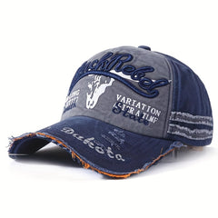 Adjustable Summer Casual Mens Peaked Cap Embroidered Letters Outdoor Sport