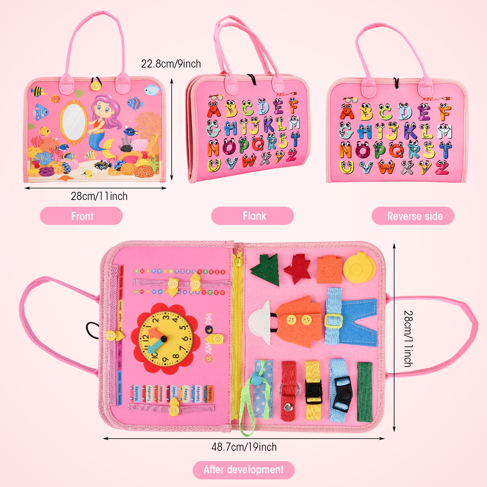 Busy Board Sensory Activity Game Toy