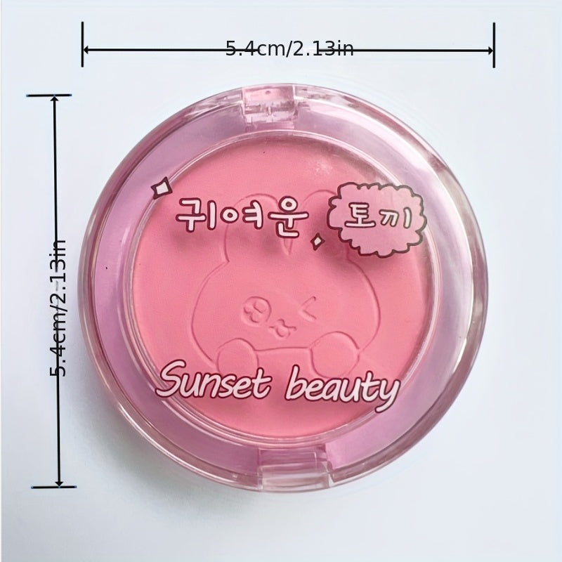 Sunset Beauty Rabbit Love Blush Lightweight Natural Nude Makeup