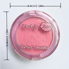 Sunset Beauty Rabbit Love Blush Lightweight Natural Nude Makeup
