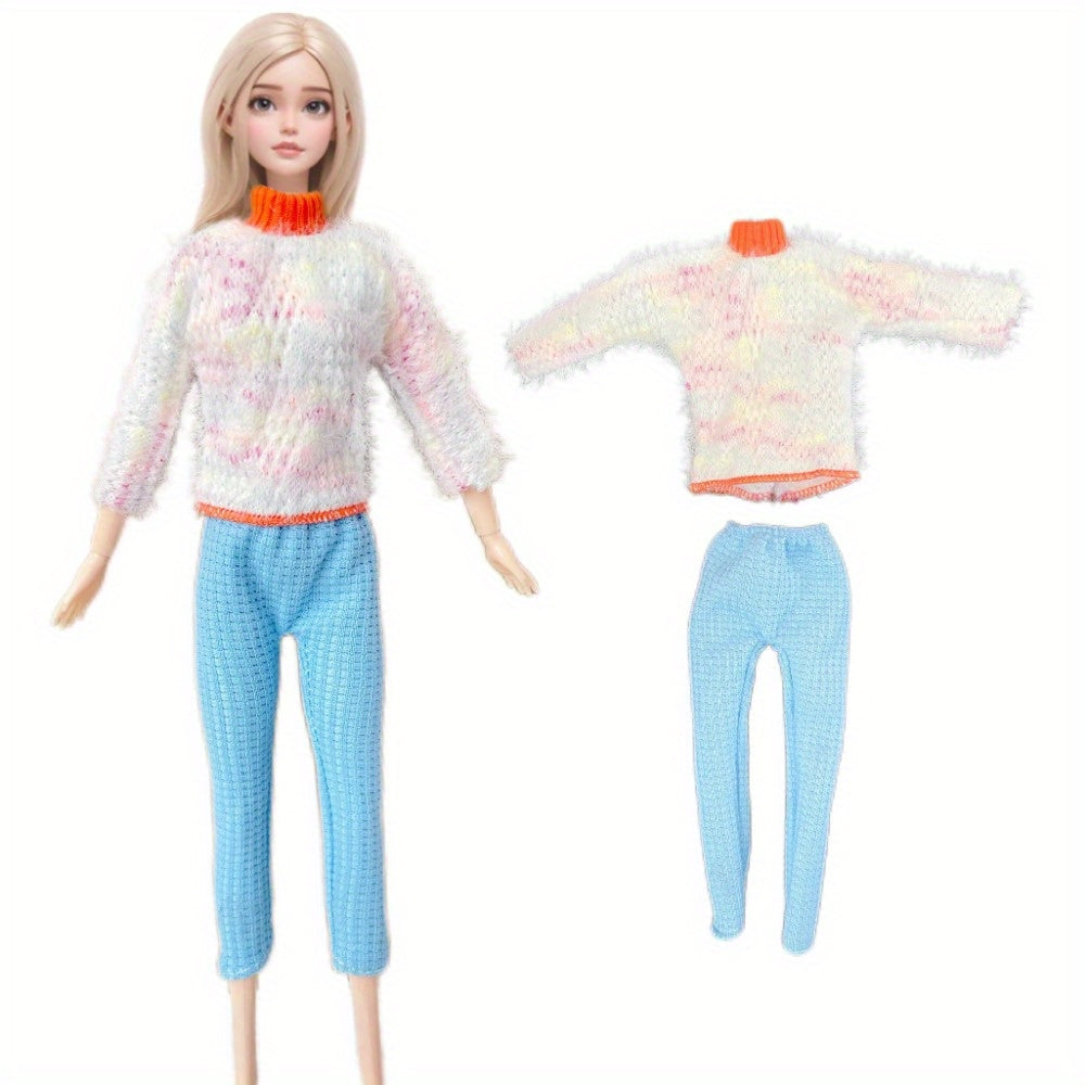 Princess Noble Dress Coat Pants Doll Clothes for Doll Accessories Girl Gift Toy