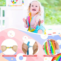 20pcs Stretchy Fidget Strings Colorful Elastic Rope Sensory Play DIY Party
