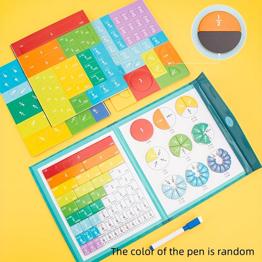 Fraction Spinner Set Math Tool for 3rd-5th Graders, Perfect for Holidays