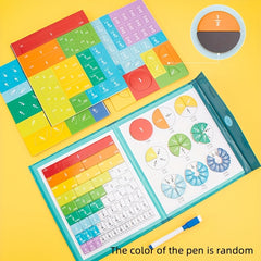 Fraction Spinner Set Math Tool for 3rd-5th Graders, Perfect for Holidays