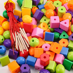 Educational Bead Stringing Toys for Kids Over 3 Years Old