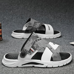 Men's Graphic Sandals Non Slip Open Toe Shoes