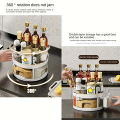 Rotary Seasoning Box Kitchen Storage Soy Sauce Bottle