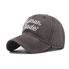 Distressed Letter Embroidery Baseball Cap for Men