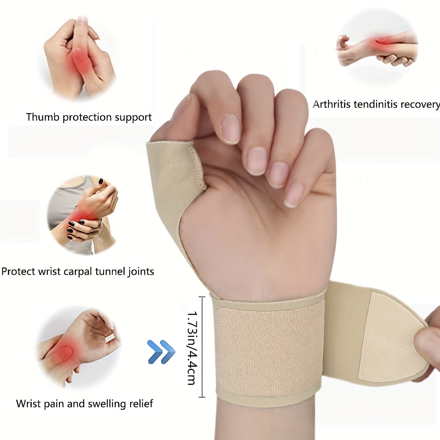 Adjustable Thumb Joint Support Wrist Guard for Sports and Weightlifting