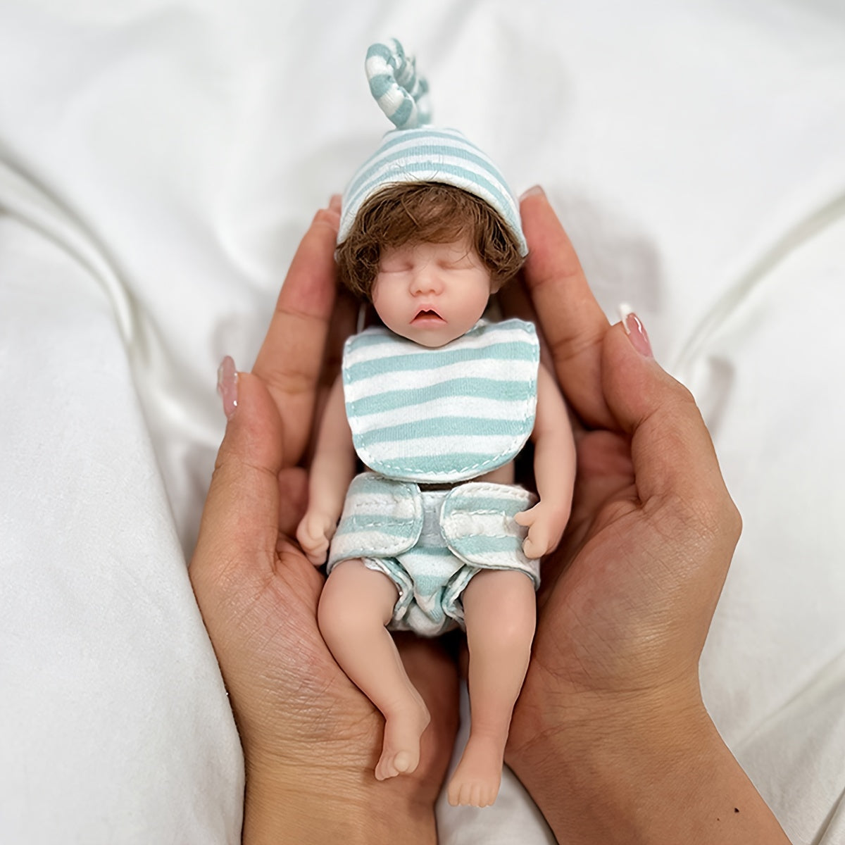 15%22 Mini Silicone Reborn Doll Girl