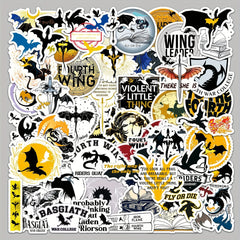 50pcs Dragon Series Graffiti Stickers Waterproof DIY Stickers