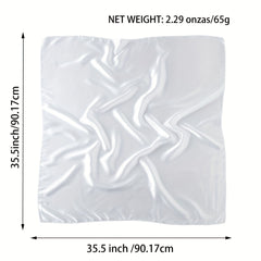 Satin Square Scarf Classic Casual Shawl Women Head Wrap Bandana