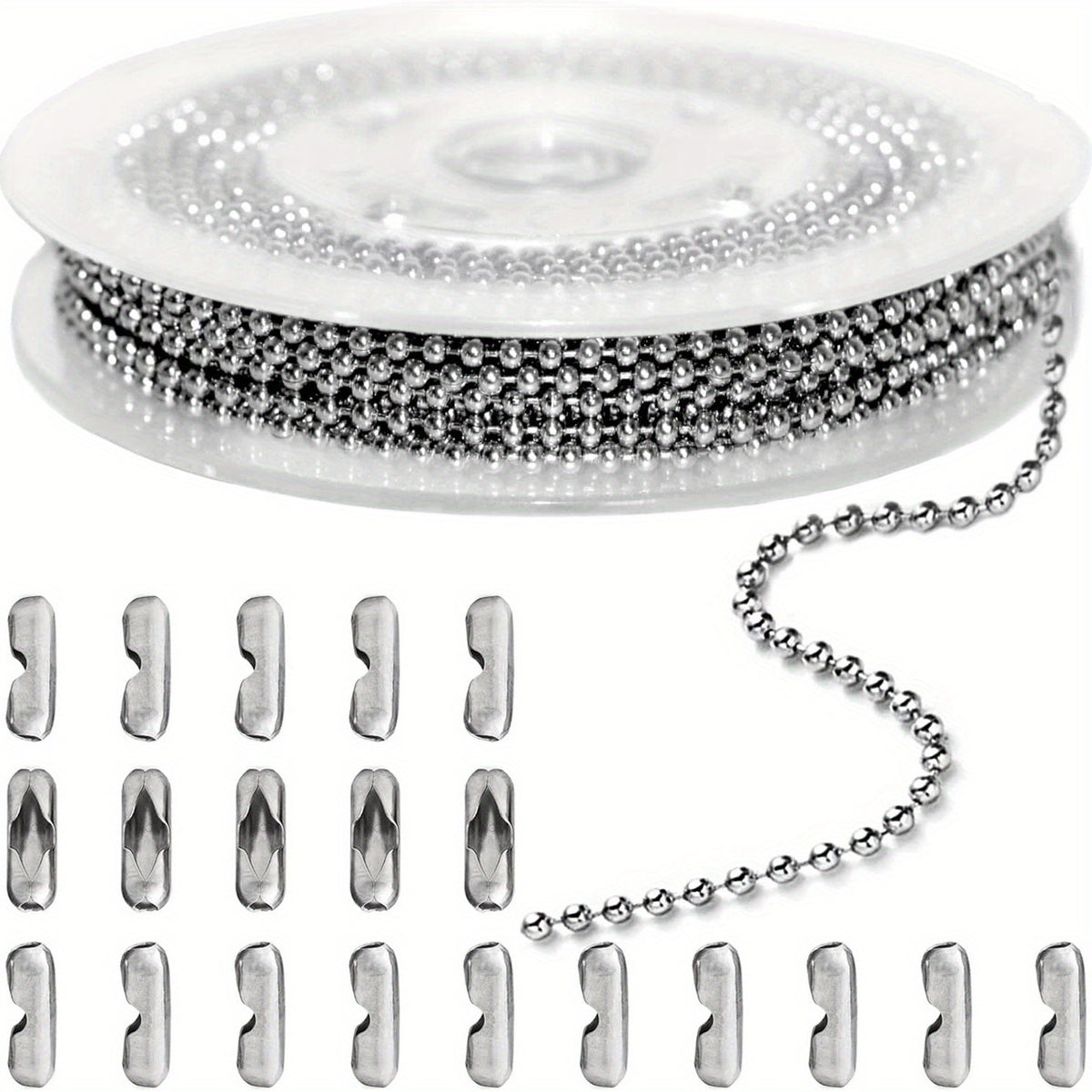 4mm Stainless Steel Ball Beads Chain for Jewelry Making
