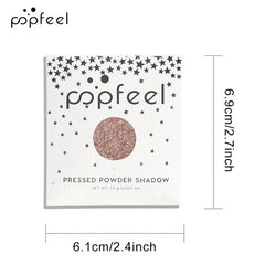 Monochrome Earth Tone Eyeshadow Powder for Halloween & Stage Makeup