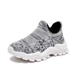 Boys Casual Knit Sneakers Lightweight Running Shoes