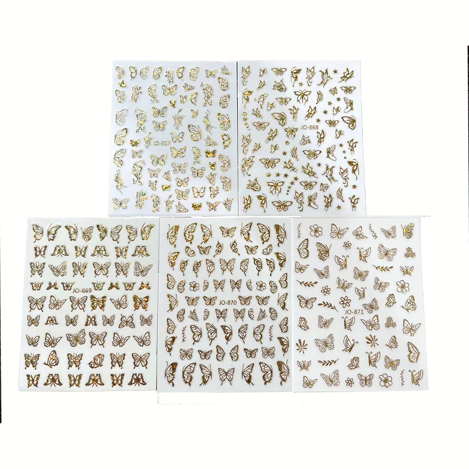 Butterfly Nail Art Stickers 3D Self Adhesive Nail Art Decals