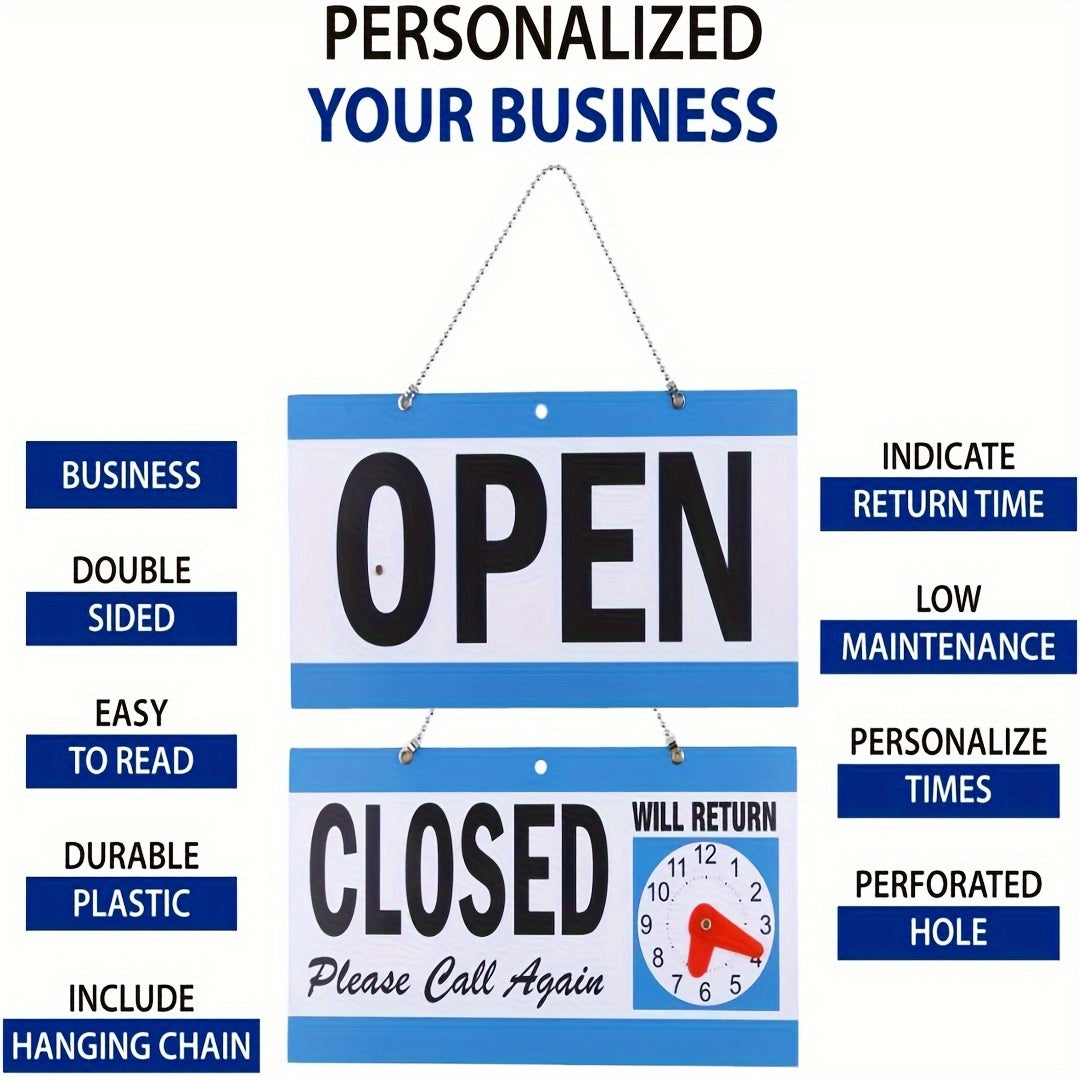 Open/Closed Sign for Business Stores Restaurants Bars Salons