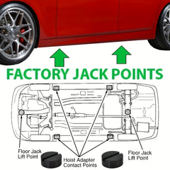 Universal Car Rubber Jack Pad Lift Stand Rubber Pads Block Car Repair Tools