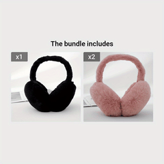 Unisex Soft Earmuffs Warm Folding Earmuffs Outdoor Winter Comfortable Warm