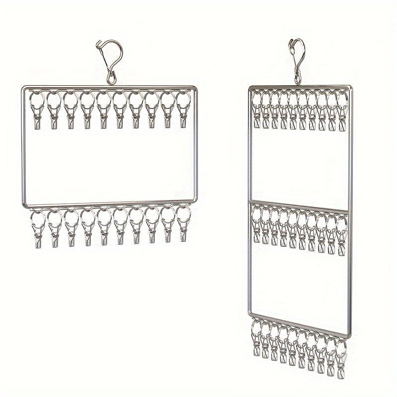Stainless Steel Socks & Underwear Drying Rack Wind & Rust Resistant