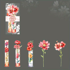 Flower & Plant Material Stickers - 5 Sheets
