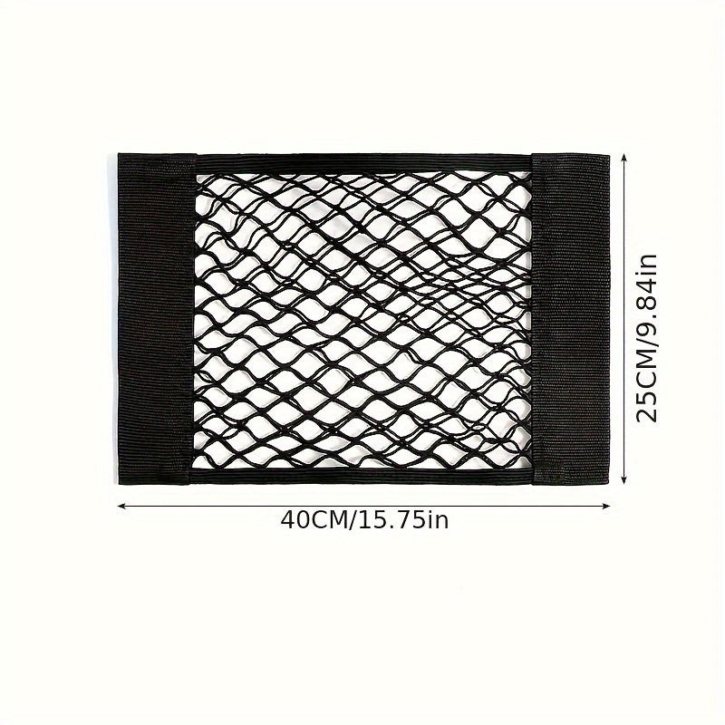 1pc Cabinet Mesh Storage Bag Door Back Wall Hanging Punch Bag