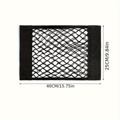 1pc Cabinet Mesh Storage Bag Door Back Wall Hanging Punch Bag