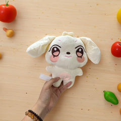 Large Ears Plush Puppy Doll Soft Stuffed Animal Toy with Expressive Eyes