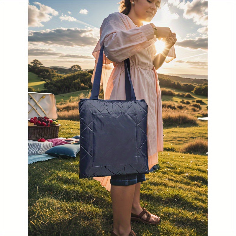 Waterproof Polyester Picnic Blanket w/ Zip