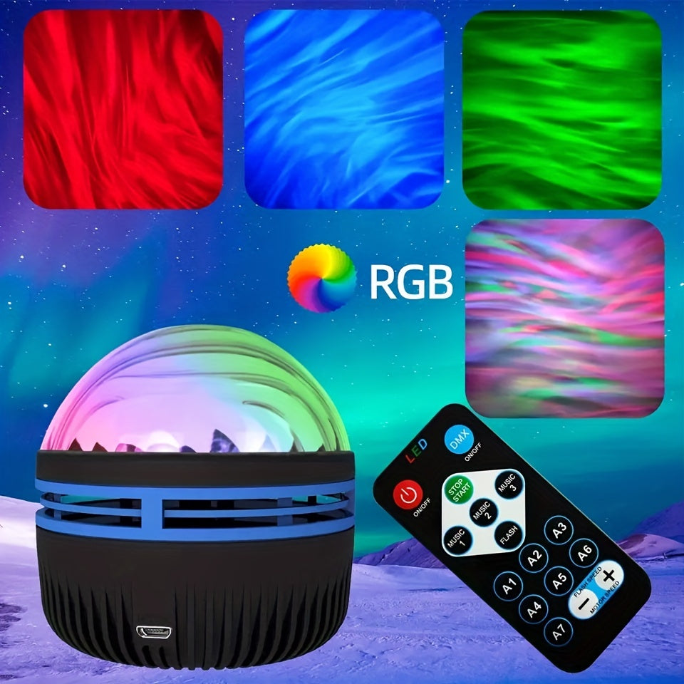 Star Projector With 7 Patterns & Remote Control for Bedroom Night Light