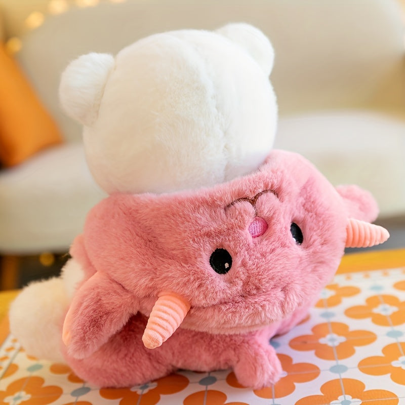 Bear Doll Joint Movable Plush Toy Stuffed Animal Home Decoration Gift