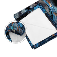 Bohemian Style Warm Throw Blanket Soft Blanket For Couch Bed