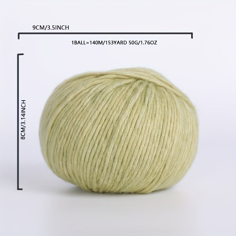 1pc Pumpkin Ball Cotton Yarn for DIY Knitting Crocheting