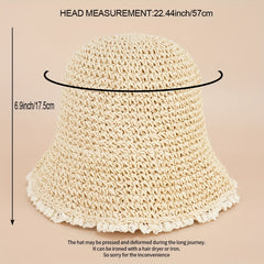 Lace Bucket Hat All-match Large Brim Sun Hat