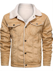 Men's Fur Integrated Thermal Jacket For Winter